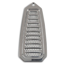 1968-69 Camaro Aluminum Door Jamb Vents - Clear Coated