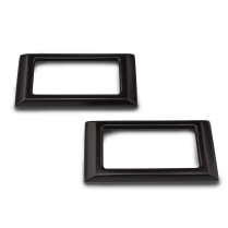 1968 Camaro Billet Marker Light Bezels - Matte Black