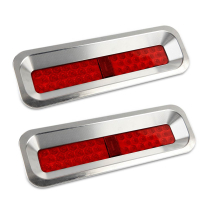 1967 Camaro RS Billet Alum Taillight Bezels - Machined