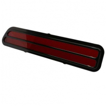 1969 Camaro RS Billet Taillight and Lens - Black Anodized