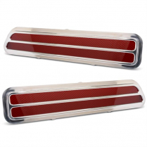 1969 Camaro RS Billet Aluminum Taillight Bezels - Polished