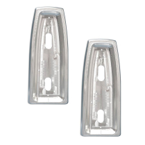 1966-67 Nova Billet Taillight Bezels Only - Clear Anodized