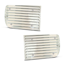 1967-68 Camaro RS Billet Headlight Covers - Polished