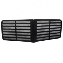 1970-73 Camaro RS Billet Grille Insert - Black Anodized