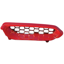 1971-73 Mustang Billet Open Honeycomb Hood Vents - Clr Coat