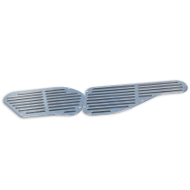 1971-73 Mustang Billet Cowl Vent Set - Clear Coated