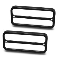 1967-72 Chevy C-10 PU Billet Marker Light Bezels- Black Anod