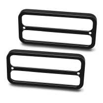 1967-72 Chevy C10 PU Billet Marker Light Bezels - Matte Blk