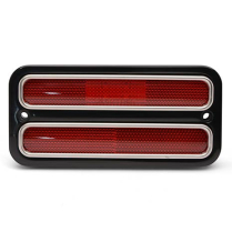 1967-72 Chevy C-10 PU Red Maker Light Bezel Kit- Black Anod