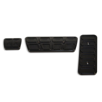 1967-69 Camaro 3 Piece Pedal Cover Kit - Matte Black