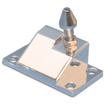 1968-74 Nova Billet Hood Latch Assembly - Clear Anodized