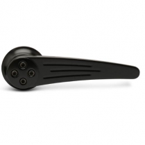 Milled Inside Door Handles with 1/2" 16 Spline - Matte Black