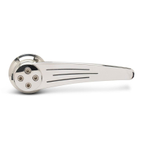 Ball Milled Inside Door Handles with 1/2" 16 Spline - Polish