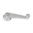 Smooth Window Cranks with 1/2" 16 Spline - Clear Coated