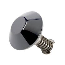 Stainless Mush Cleat Quick Release Tie Down - Matte Black