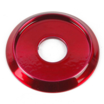 Aluminum 2" Quick Pin Cleat Bezel - Gloss Red Finish