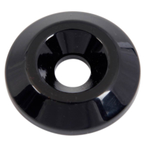 Countersunk 1/4" ID x 1-1/4" OD Fender Washer - Black Anod