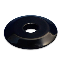 Upholstery #10 ID x 1" OD Washer - Black Anodized