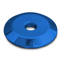 Upholstery 1/4" ID x 1" OD Washer - Gloss Blue