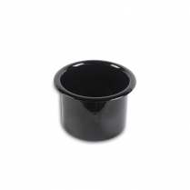 Large 3-3/4"x2-7/8" Deep Spun Alum Drink Holder - Black Anod