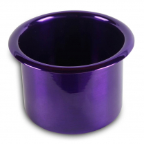 Small 3" x 2-7/8" Deep Spun Alum Drink Holder - Gloss Purple