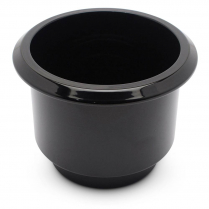 Large 3-3/4" x 3-1/8" Deep Billet Drink Holder - Black Anod