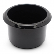 Small 3" x 2-5/8" Deep Billet Alum Drink Holder - Black Anod