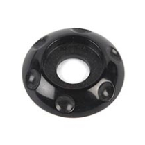 Dimpled LED Accent Washer 5/16" ID x 1" OD - Gloss Black