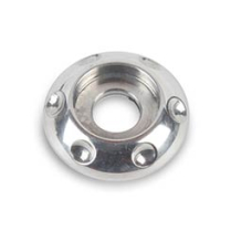 Dimpled LED Accent Washer 5/16" ID x 1" OD - Clear Coat