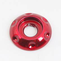 Dimpled LED Accent Washer 5/16" ID x 1" OD - Gloss Red