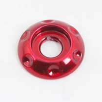 Dimpled LED Accent Washer 3/8" ID x 1-1/8" OD - Gloss Red