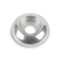 Plain Alum Accent Washer 1/4" ID x 7/8" OD - Clear Anodized