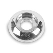 Plain Alum Accent Washer 1/4" ID x 7/8" OD - Clear Coat
