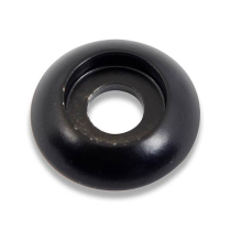 Plain Alum Accent Washer 1/4" ID x 7/8" OD - Matte Black