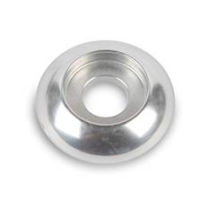 Plain Alum Accent Washer 5/16" ID x 1" OD - Clear Anodized