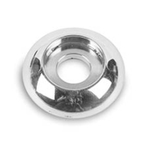 Plain Alum Accent Washer 5/16" ID x 1" OD - Clear Coated