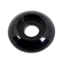 Plain Alum Accent Washer 3/8" ID x 1-1/8" OD - Black Anod