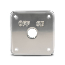 Battery Disconnect Panel Mount w/o Switch - Clear Anodized