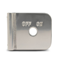 Battery Box Mounted Battery Disconnect - Clear Anodized