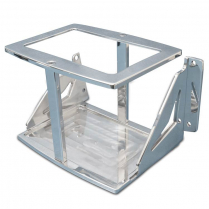 1955-56 Chevy Pass Car Group 78 Battery Box - Clear Anodized