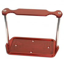 Alum Optima D51 Smooth Strap Style Battery Box - Gloss Red