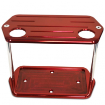 Aluminum Optima D51 Ball Milled Battery Box - Gloss Red