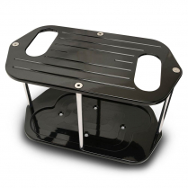 Aluminum Optima D31 Series Milled Battery Box - Black Anod