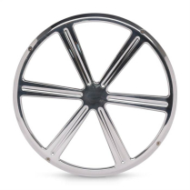 10" Wheel Series Subwoofer Grill - Polished