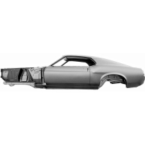 1970 Mustang Fastback Body Shell, Doors & Deck Lid