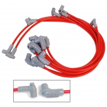 8-Cyl Super Conductor 90 / 90 Degree Plug Wire Set - Red
