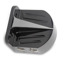 Billet Universal Oil Filter Head - Gloss Black