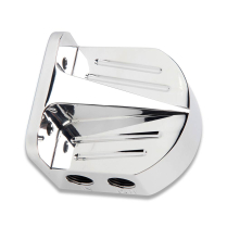 Billet Universal Oil Filter Head - Clear Coat
