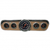 1965-66 Mustang Velocity Black 5 Gauges 3-3/8" Speedo