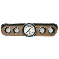 1965-66 Mustang White Hot 5 Gauges 3-3/8" Ultimate Speedo